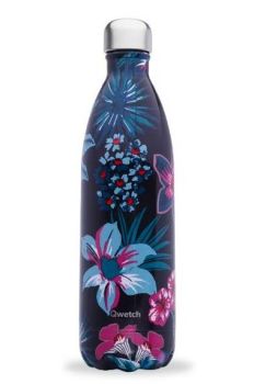 Qwetch isolierte Trinkflasche - 1 L - Flowers