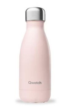 Qwetch isolierte Trinkflasche - 0,26 L - hellrosa