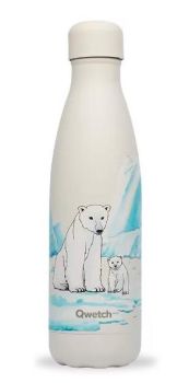 Qwetch Thermosflasche 500 ml Eisbär