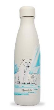 Qwetch Thermosflasche 500 ml Eisbär