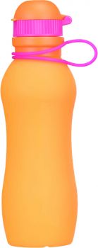 Viv Silikonwasserflasche 0,5 L - Orange