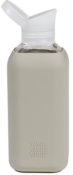 beViVID Glasflasche 850 ml grau