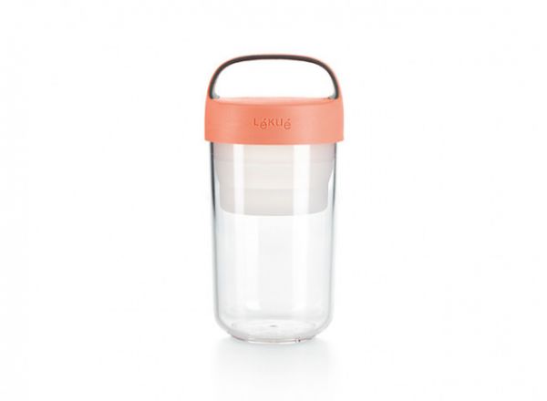 Lékué Jar to go 600 ml - coral