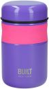 Built isolierter Essensbehälter - 0,49 L - violett/pink